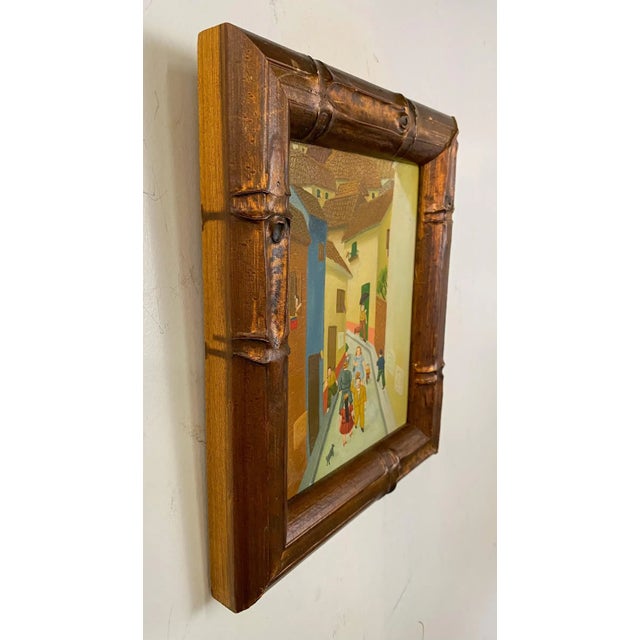 Impressionist City Scene Painting in the Manner of Fernando Botero For Sale In New York - Image 6 of 11