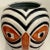 Late 20th Century Late 20th Century Modern Italian Pottery Mask Motif Vase, by Nd Dolfi For Sale - Image 5 of 10