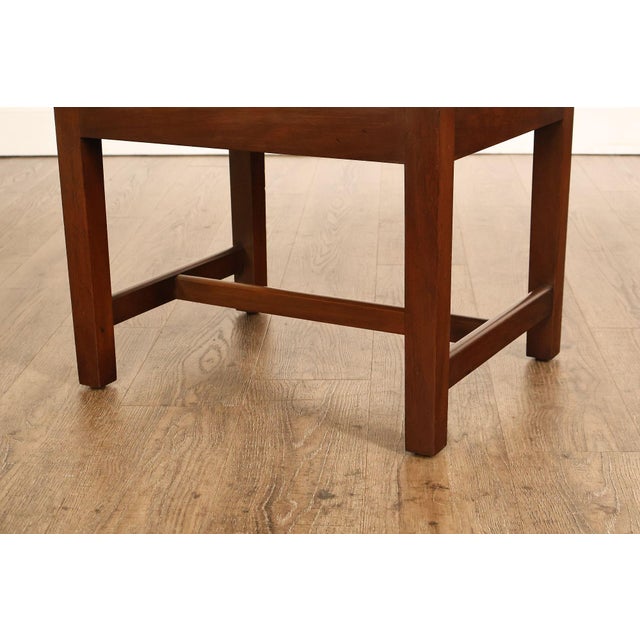 Brown Kittinger Williamsburg Adaptation Mahogany Footstool For Sale - Image 8 of 18