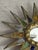 Metal Sunburst Mirror in Lead in the style of Line Vautrin, 1960s For Sale - Image 7 of 17