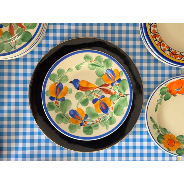 Art Deco Art Deco Era Ditmar Urbach Decorative Plates - Set of 10 For Sale - Image 3 of 12