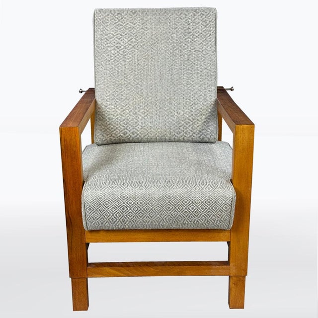 Vintage Art Deco Armchair, 1940s For Sale - Image 3 of 13