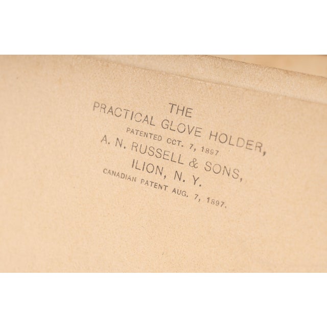 Early 20th Century Early 20th Century "Practical Glove Holder" Oak Cabinet by A. N. Russell For Sale - Image 5 of 14