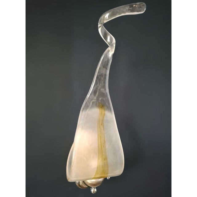 1960s Teardrop Murano Sconce by Mazzega, 4 Available For Sale - Image 6 of 11