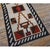 1930s Mid 1930s Ivory Geometric Tribal Antique Native Navajo American Flatwoven Rug For Sale - Image 5 of 10