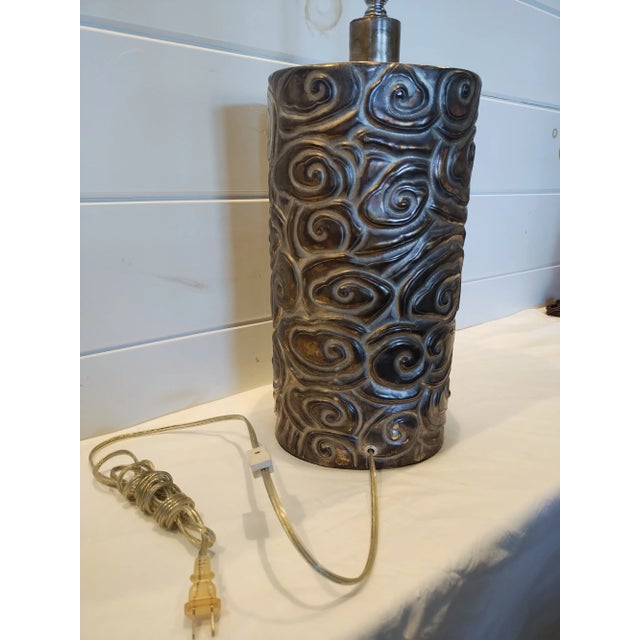 Robert Kuo Baker's Cloud Table Lamp From McGuire's Robert Kuo Collection For Sale - Image 4 of 6