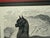 Antique Wood Engraving of a Llama, C. 1860s–1890s, Beautifully Framed in Red For Sale - Image 4 of 11