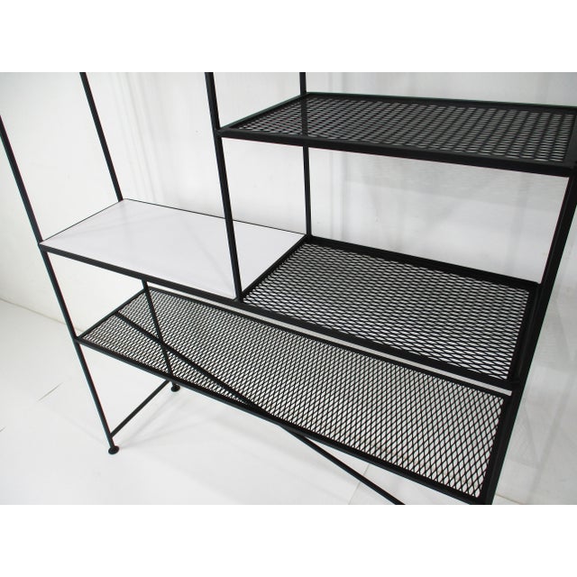 Mid Century Etagere Bookcase by Freda Diamond in the Style of Weinberg or Mategot For Sale In Cincinnati - Image 6 of 12