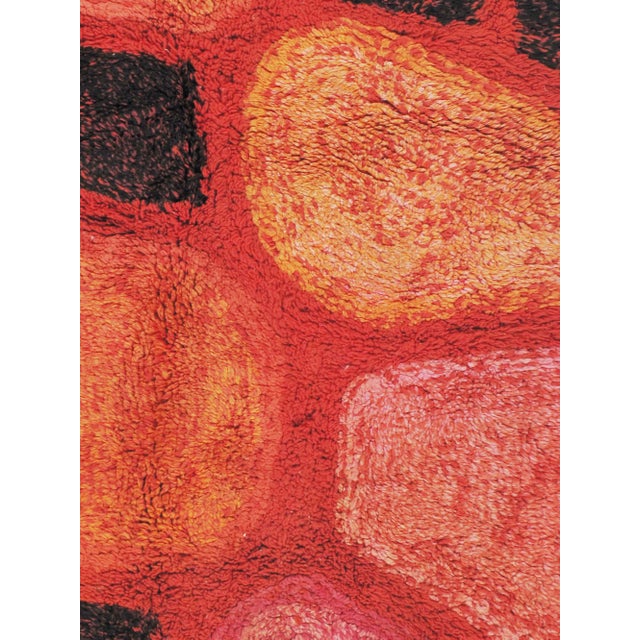 Textile Vintage Scandinavian Area Rug 3ft 7in X 5ft 11in For Sale - Image 7 of 8