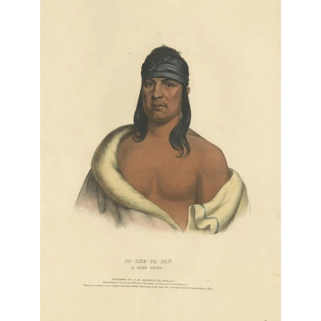 Pa-She-Pa-Haw, 1838, Paper For Sale