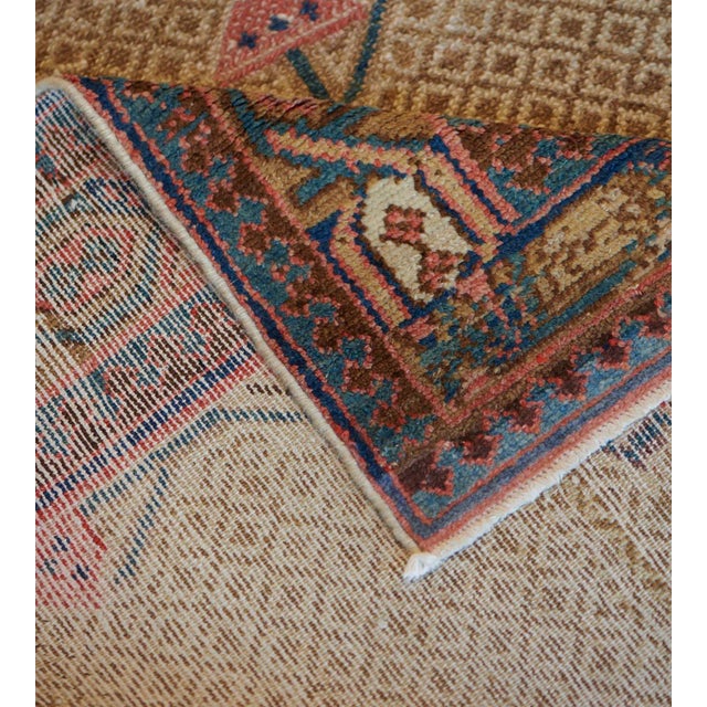 Textile Early 20th Century Antique Circa 1900 Persian Serab Rug For Sale - Image 7 of 8