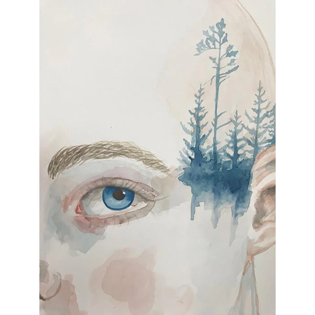 Anne siems has created this stunning watercolor on strathmore cold press paper. All archival materials. Paper size: 24x18...