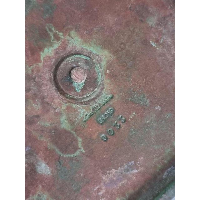 A rare pair of solid bronze candelabras by Sune Bäckström. Swedish Grace 1920/30s. Marked Sune Bäckström Bronze 9033 In...