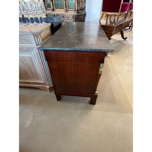 18th Century French Empire Marble Top Chest of Drawer / Commodes For Sale - Image 4 of 9