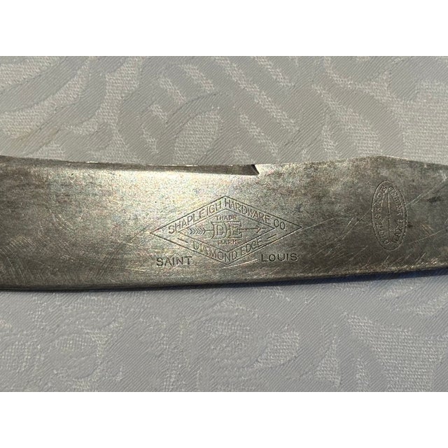 1920s Staghorn and Sterling Silver Carving Set- 3 Pieces For Sale - Image 14 of 17