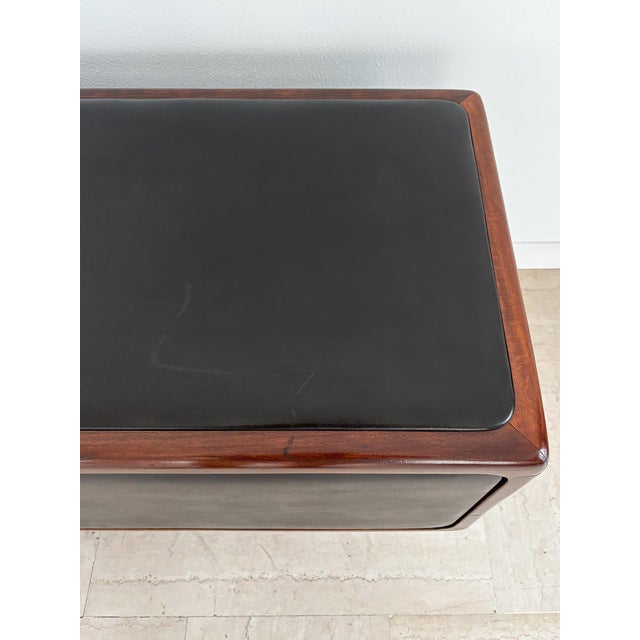Sideboard Bench in Wood and Leather, Finland, 1950s For Sale - Image 15 of 18