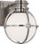 Chapman & Myers for Visual Comfort Signature Gracie Single Sconce in Polished Nickel with White Glass For Sale