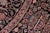Art Nouveau 1990's Pak-Persian Black/Pink Wool Round Rug- 8'1'' X 8'3'' For Sale In New York - Image 6 of 9