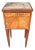 1920s French Bedside Table in Mahogany & Fruitwood With Marble Top For Sale