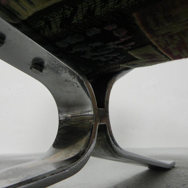 Metal Set of Model Copenhagen Armchairs by Francois Letourneur, 1960s For Sale - Image 7 of 18