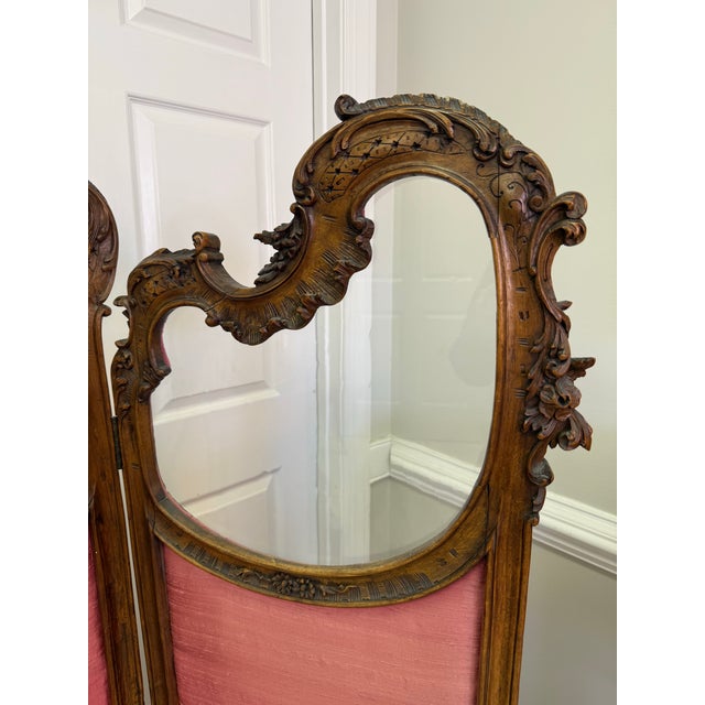 Antique French Louis XV Dressing Screen For Sale - Image 9 of 12