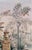Paper 36" * H108" * 5ps, Hand-Painted Morandi Misty Classical Garden Tropical Bird & Foliage Wall Mural, Neoclassical Tropical Landscape Mural For Sale - Image 7 of 9