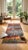 A hand-knotted runner in the Persian Gabbeh style, worked in bands of madder red, sage green, slate grey, indigo and gold....