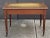 Edwardian Writing Table or Desk of Mahogany With Leather Top From England For Sale - Image 4 of 12
