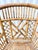 Wood Vintage Brighton Pavilion Style Tortoiseshell Bamboo & Rattan Armchair For Sale - Image 7 of 11