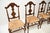 Antique French Provincial Walnut Dining Chairs, 1860, Set of 4 For Sale - Image 3 of 11
