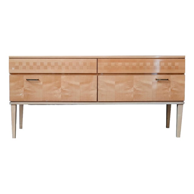 Vintage Light Wood Sideboard, 1970s For Sale