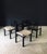 1970s Brutalist Black Dining Chairs, Germany, 1970s, Set of 4 For Sale - Image 5 of 18