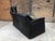 Two-Seater Sofa in Black Genuine Leather by Hans Kaufeld for de Sede, 1980s For Sale - Image 14 of 15