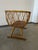 Brown Vintage Rattan Wicker Baby Bassinet on Stand, Europe, 1970s For Sale - Image 8 of 10