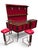 This charming corner bar perfectly embodies the bold and sophisticated aesthetic of 1970s italian design. The wood frame...