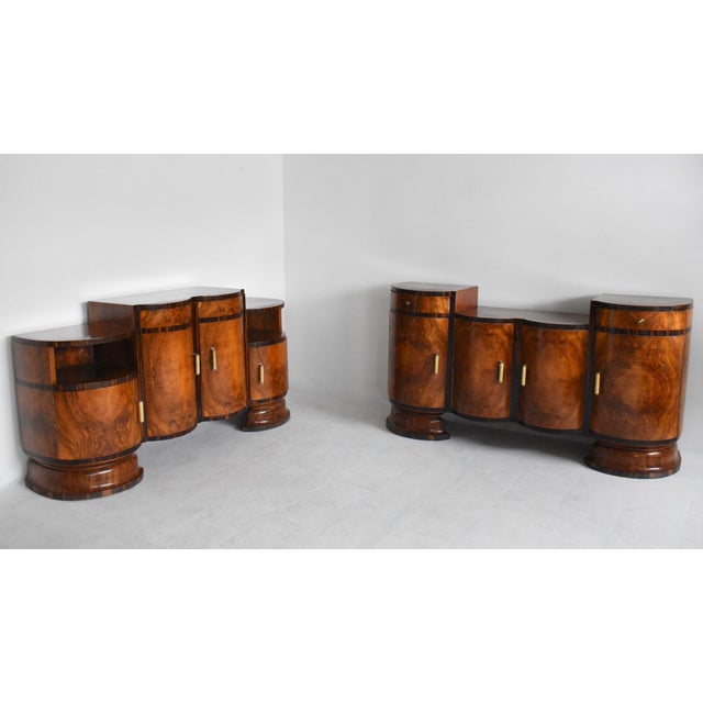 1930s Vintage Sideboards from Architetti Artigiani Anonimi, 1930s, Set of 2 For Sale - Image 5 of 5