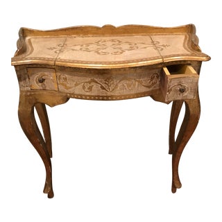 Italy Florentine Vanity Dressing Table For Sale