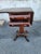 Brown 19th Century Mahogany Empire Drop Leaf End Table Hand Carved For Sale - Image 8 of 11