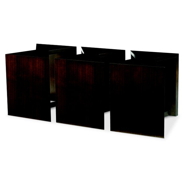 This piece is available only as shown, and will ship in 2-3 weeks. Crafted of maple solids and American walnut veneer with...