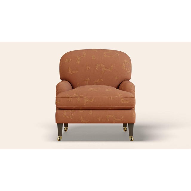 Tobacco Sofia Lounge Chair by Ceraudo For Sale - Image 4 of 9