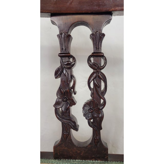 Wood Edwardian Corner Chair, 1910 For Sale - Image 7 of 18