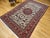 Vintage Persian Isfahan Rug, Handwoven Floral Pattern, Ivory & Red, 7’ X 11’ For Sale - Image 4 of 12