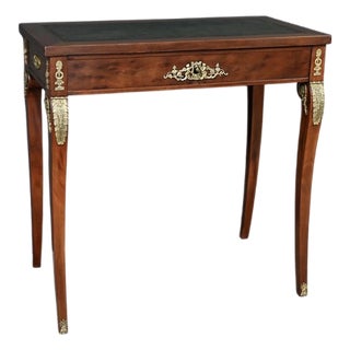 Small Mid-19th Century Empire Return from Egypt Mahogany Desk For Sale
