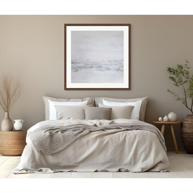 Not Yet Made - Made To Order Large Neutral Modern Abstract Landscape Print For Sale - Image 5 of 6