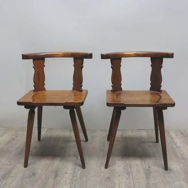 Set of Antique Wooden Chairs For Sale - Image 16 of 16