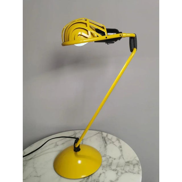 Yellow Igloo Table Lamp by Tommaso Cimini for Lumina, 1980s For Sale - Image 11 of 11