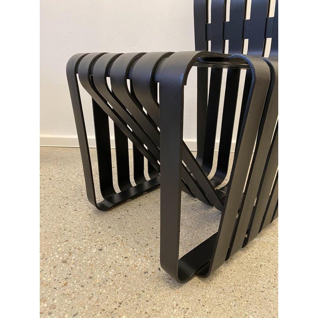 Wood High Sticking Chair in Black by Frank Gehry for Knoll, USA, 1993 For Sale - Image 7 of 14