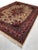 Wool pile genuine hand made very fine vintage North East Persian carpet-