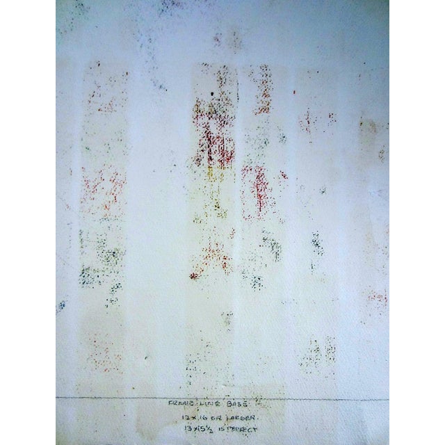 1960s Walker Still Life Mid Century Signed Watercolor Original Frame For Sale In Los Angeles - Image 6 of 12