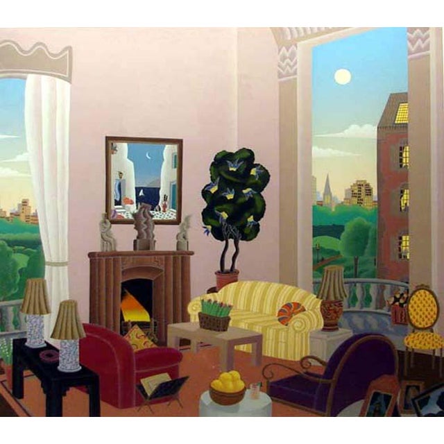 "Beacon Hill" by Thomas McKnight Original Limited Edition Serigraph on paper Hand signed by the Artist Image Size: 32" x...